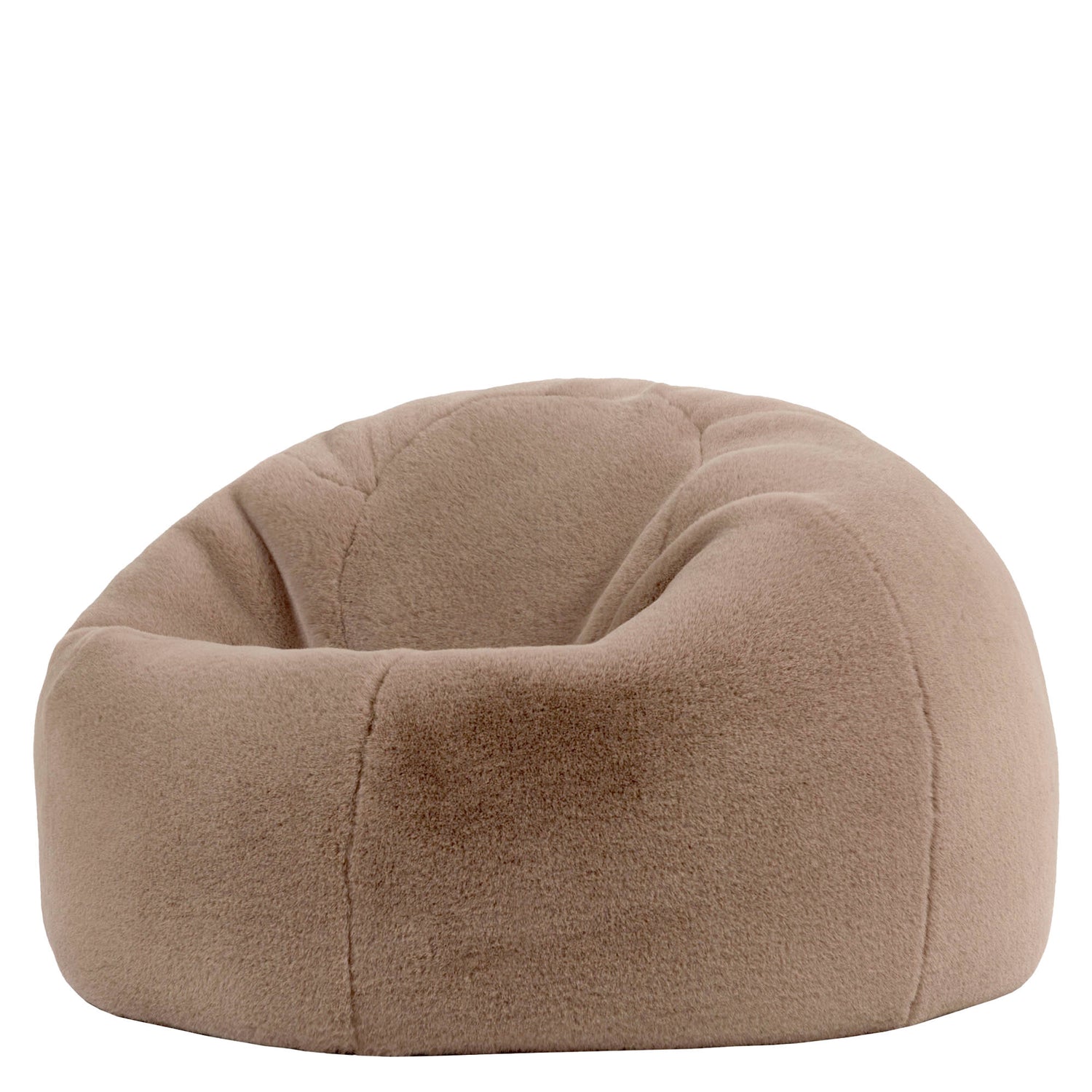 icon Kingston Zitzak - Fluffy Pluche Imitatiebont - Mocha