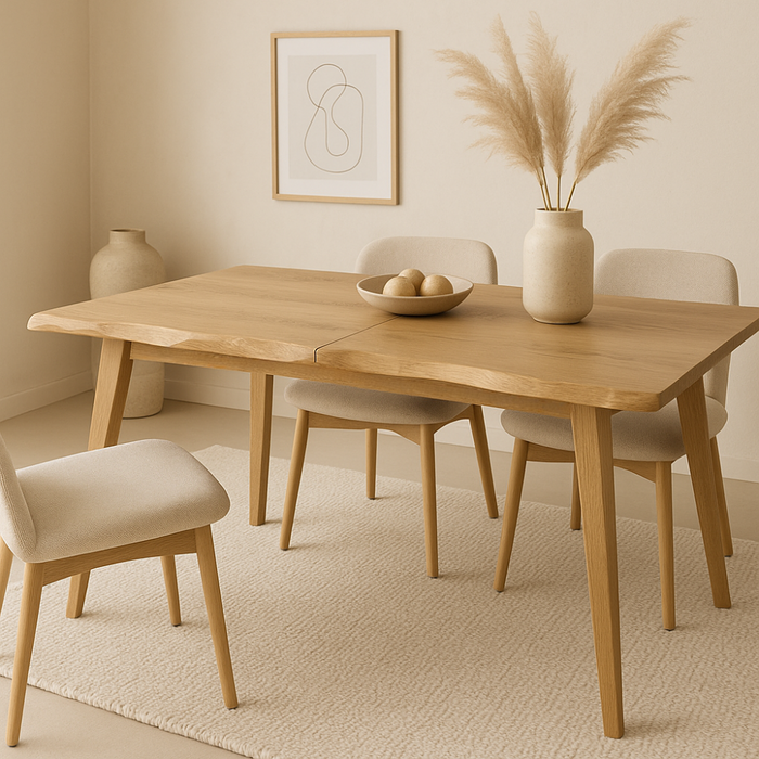 MISOU Calypso Uitschuifbare Eettafel 6 tot 8 Personen Tafel Uitschu...