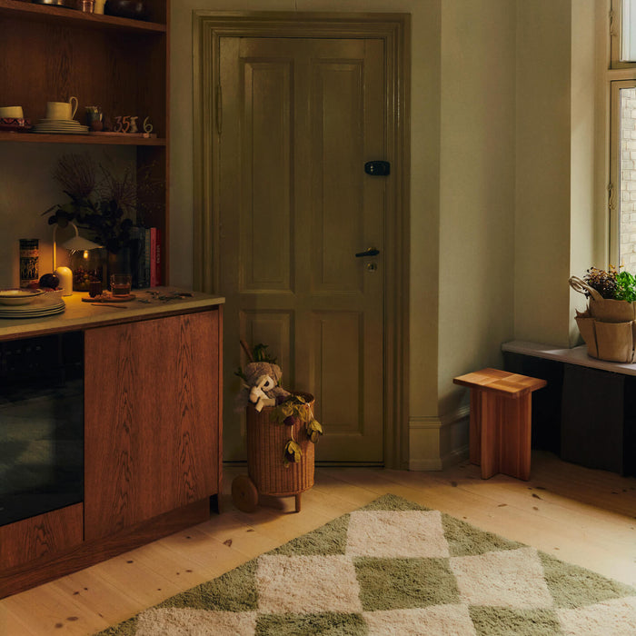 Ferm Living Tilt Vloerkleed 140 x 200 cm - Elm Green