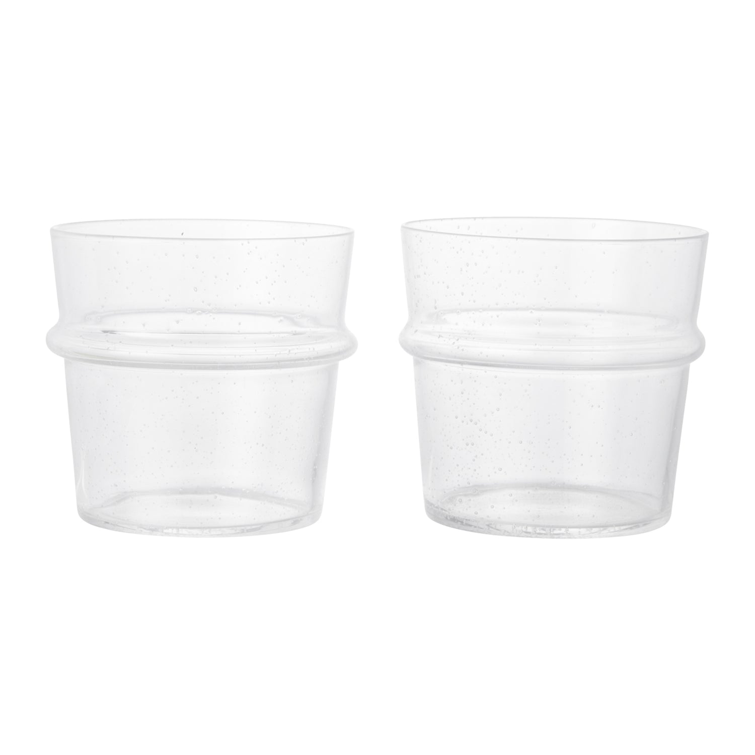 Ferm Living Boya Waterglazen Laag - 2st. - Clear