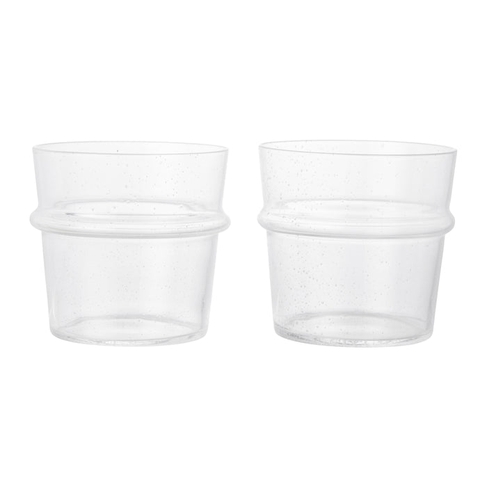 Ferm Living Boya Waterglazen Laag - 2st. - Clear