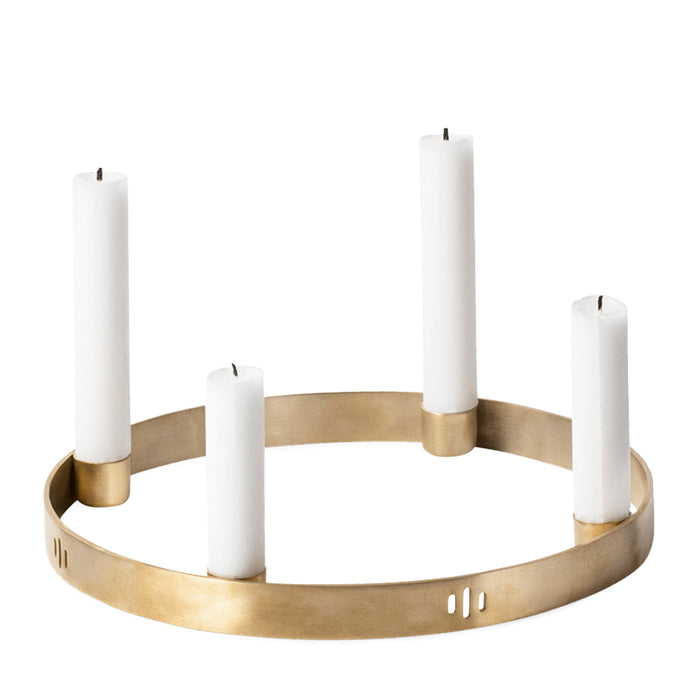 Ferm Living Circle Kandelaar Ø 25 cm - Messing