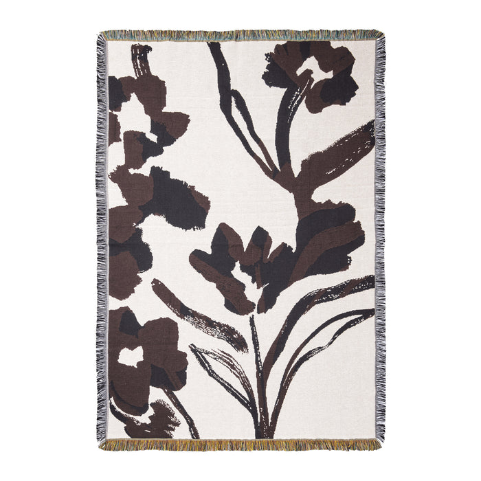 Ferm Living Cilla Plaid - Off-White / Dark Grape