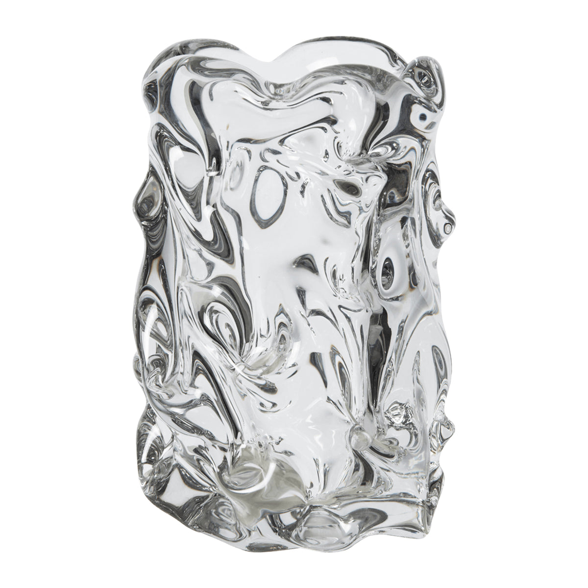 Ferm Living Virelle Vaas - H 18 cm - Transparant