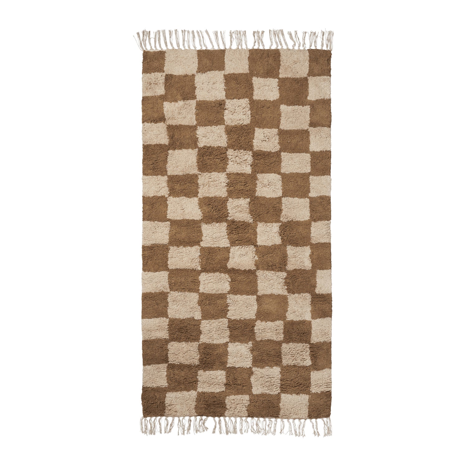 Ferm Living Mara Vloerkleed 80 x 150 cm - Tan / Warm Sand