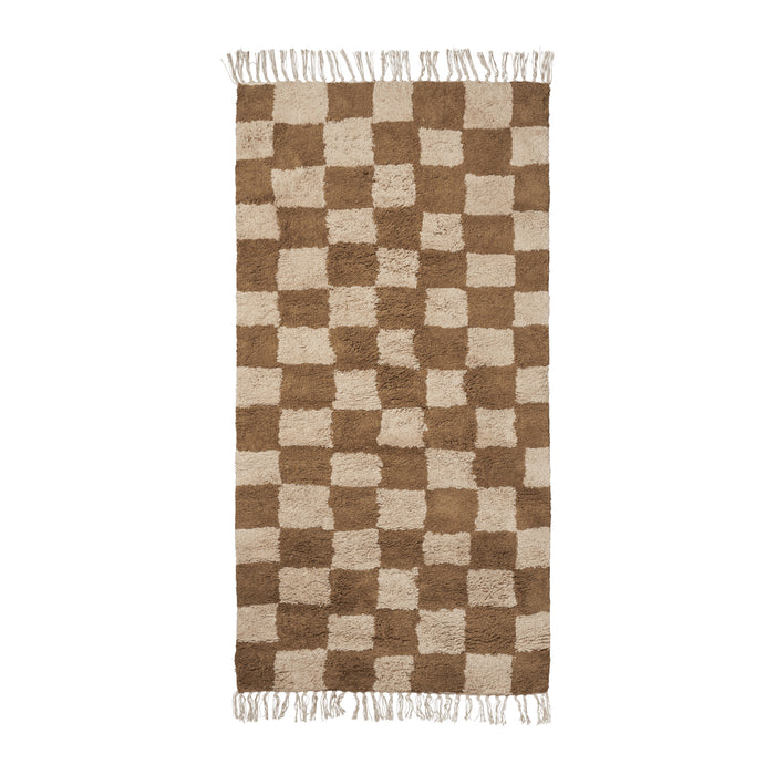 Ferm Living Mara Vloerkleed 80 x 150 cm - Tan / Warm Sand