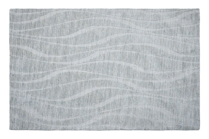 Velaar Machinaal Gemaakt Micro-Polyester Grijs Vloerkleed, 160x230 cm.