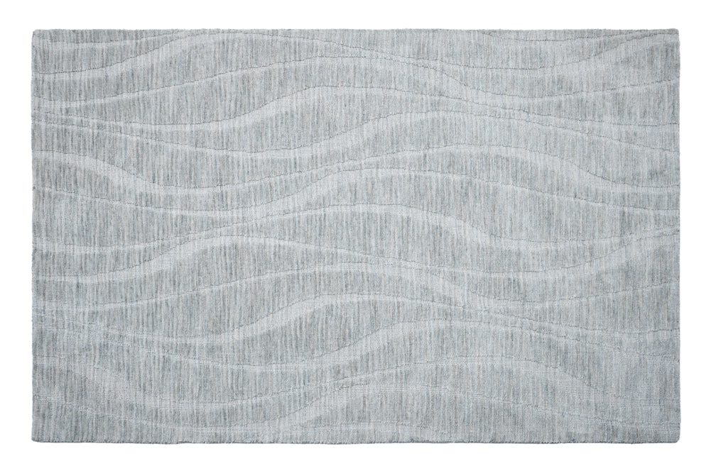 Velaar Machinaal Gemaakt Micro-Polyester Grijs Vloerkleed, 160x230 cm.