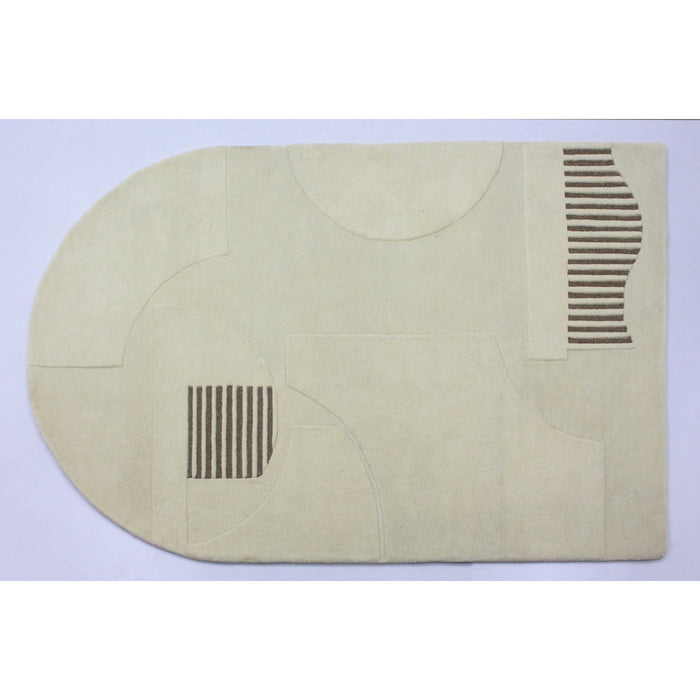 Velaar Geweven Vloerkleed White|Brwon 160x230 cm