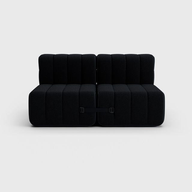 Curt-Set 4 - e.g. Flexibele 2-zitter - Sera - Ebony (Zwart)