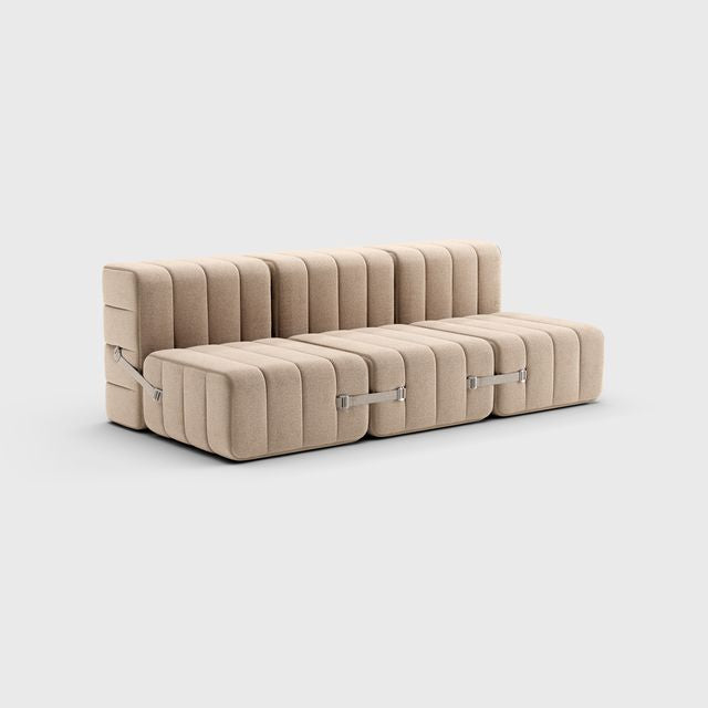 Curt-Set 6 - e.g. Flexibele 3-zitter - Dama - 0029 (Beige | Grijs)