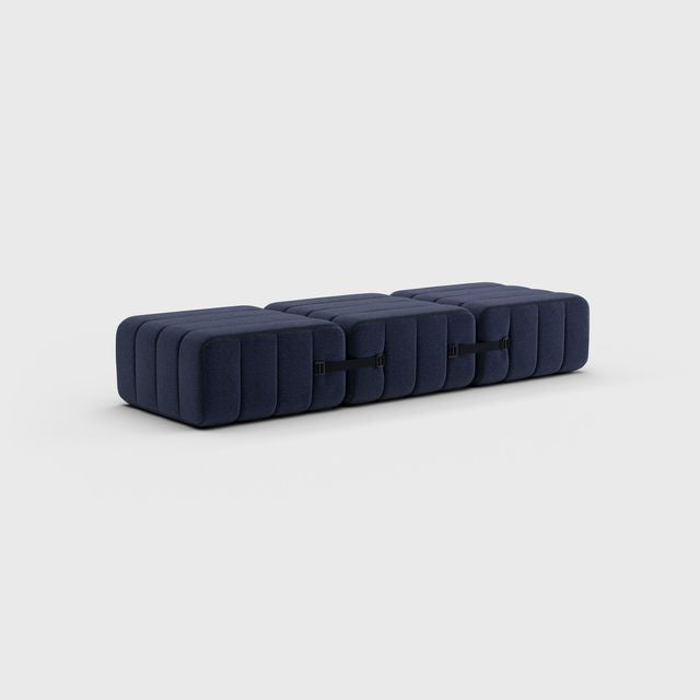 Curt-Set 3 - e.g. Flexibele bank - Dama - 0048 (Donkerblauw)