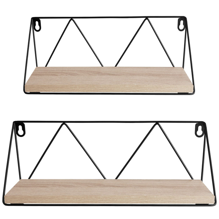 tectake® 2 wandplanken Rockport