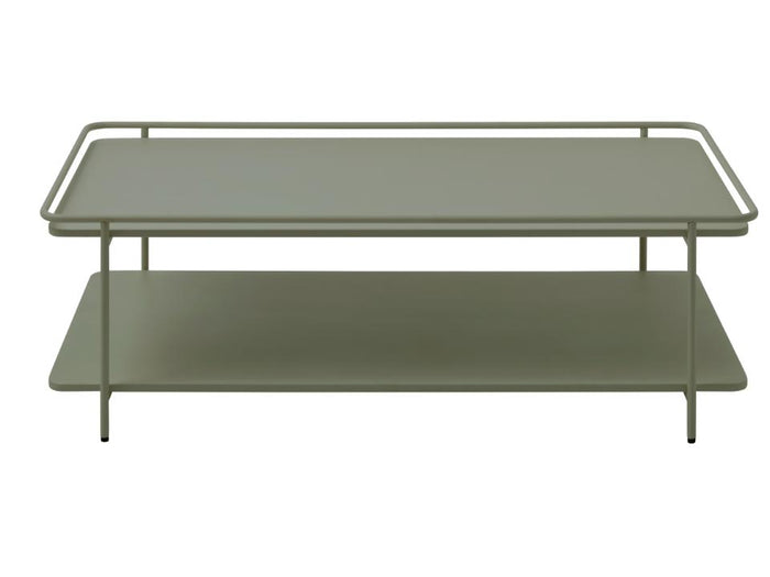 Giga Living - Salontafel Groen Metaal - 110x55x34,3cm - Yuba
