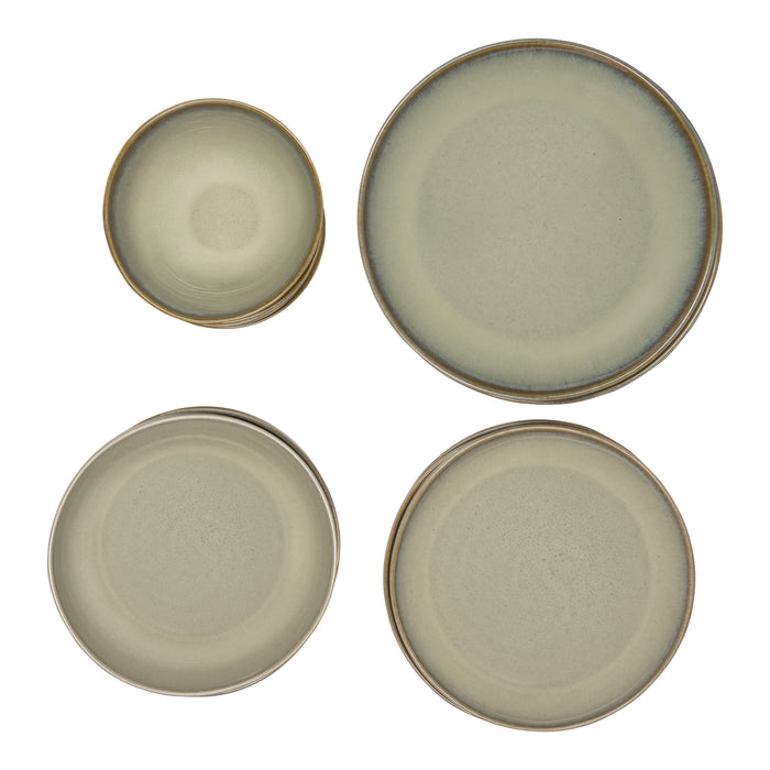 by fonQ Verda Dinerborden 4st. - Ø 26 cm - Groen