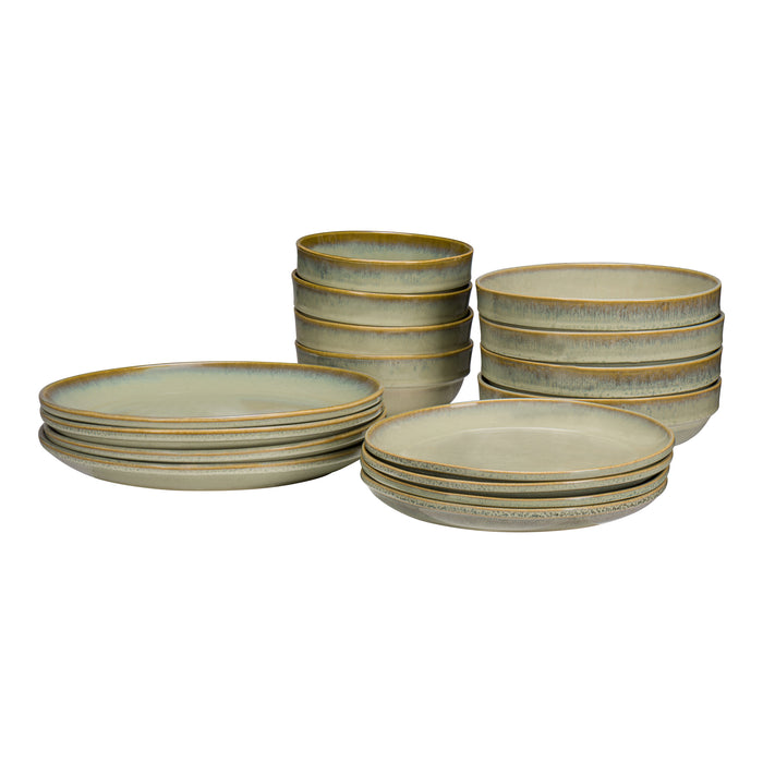 by fonQ Verda Dinerborden 4st. - Ø 26 cm - Groen