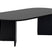 Calicosy - Ovale salontafel B119 cm - IRIS - Zwart Eikenlook
