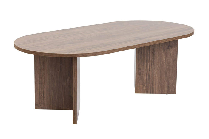 Calicosy - Ovale salontafel B119 cm - IRIS - Walnootlook