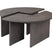 Calicosy - Set van 2 Salontafels MOIRA - B90 cm - Betongrijs