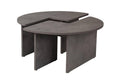 Calicosy - Set van 2 Salontafels MOIRA - B90 cm - Betongrijs