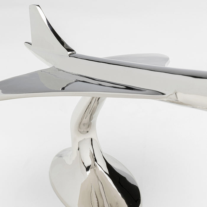 Kare Design woonaccessoires - vliegtuig - zilver