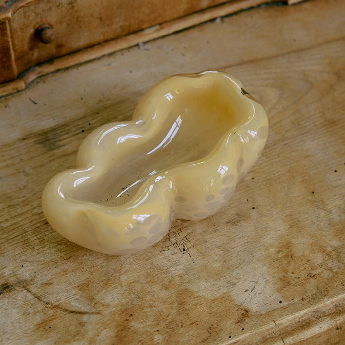 HKliving Glazen Schaal - Oyster