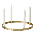 Ferm Living Circle Kandelaar Ø 25 cm - Messing
