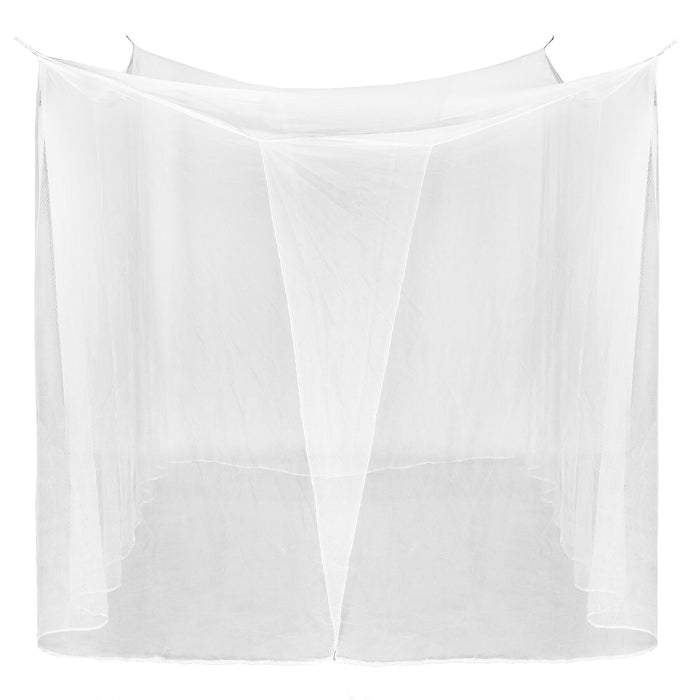 tectake® Klamboe voor eenpersoons- en tweepersoonsbedden - Wit