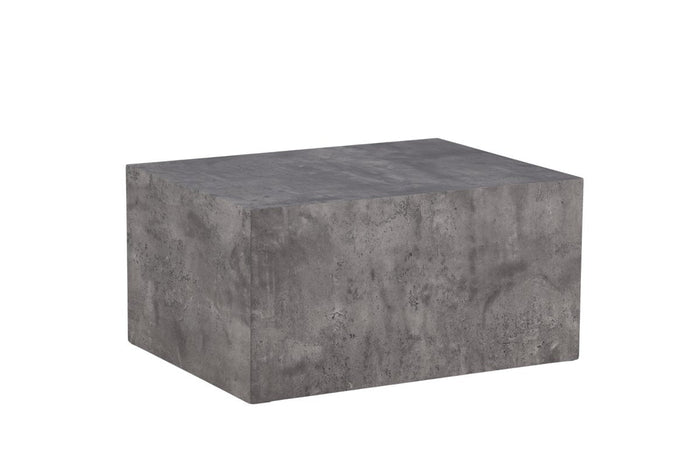 Rebellenclub Tusani Salontafel - 80 x 60 cm - Grijs Betonlook