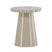 Rebellenclub Aris Bijzettafel - ¿45 cm - Glossy Beige
