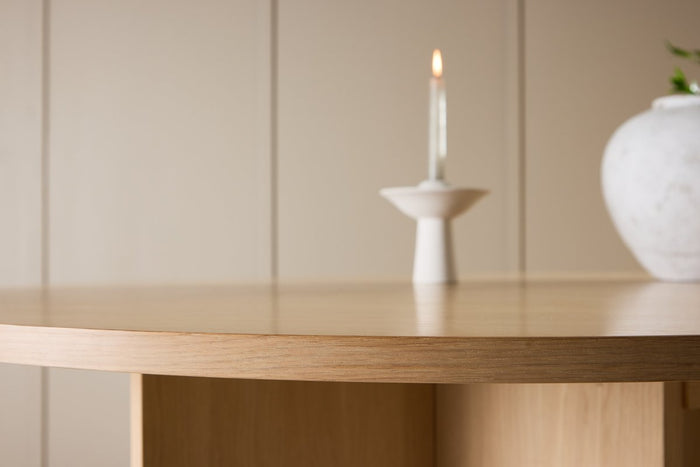 Rebellenclub Magna Eetkamertafel - ø120cm - Eiken