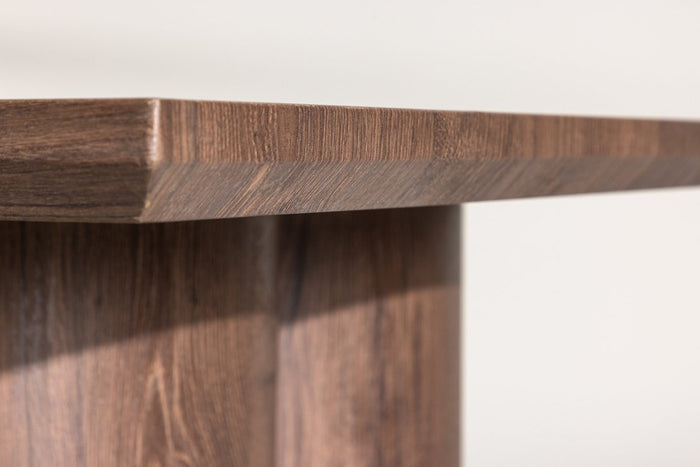 Rebellenclub Grenaa Eetkamertafel - 210 x 100 cm - Donkerbruin