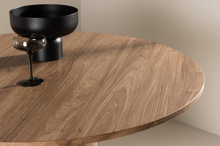 Rebellenclub Grenaa Eetkamertafel - ø110cm - Lichtbruin