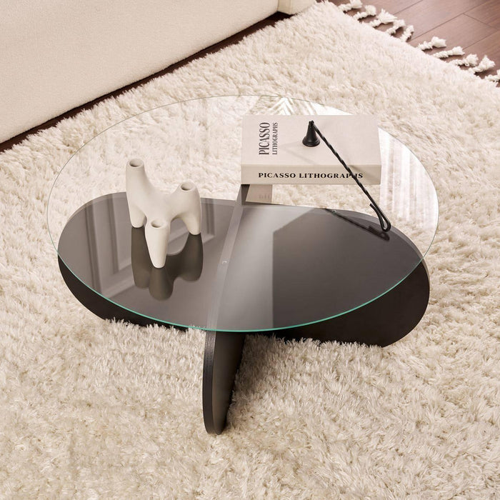 Kalune Design Salontafel Aeris rookglas