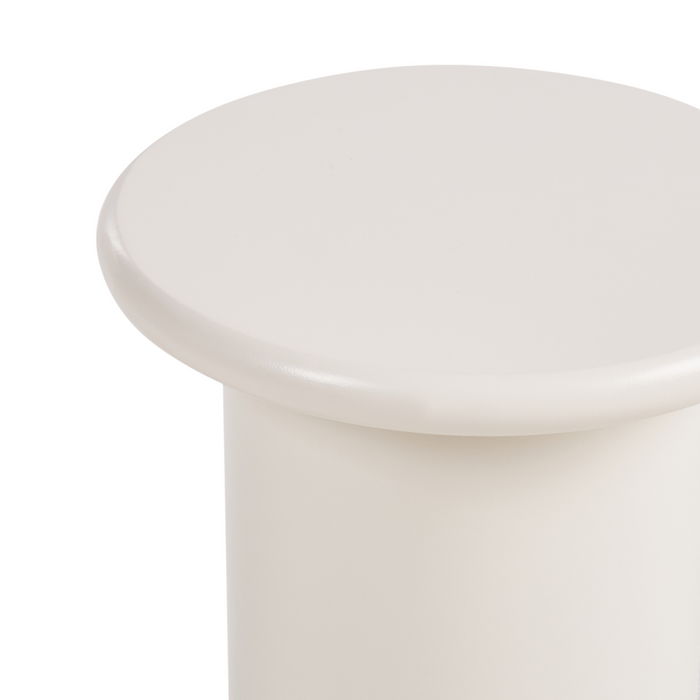 Beliani - CAMPTI - Bijzettafel - Wit - MDF