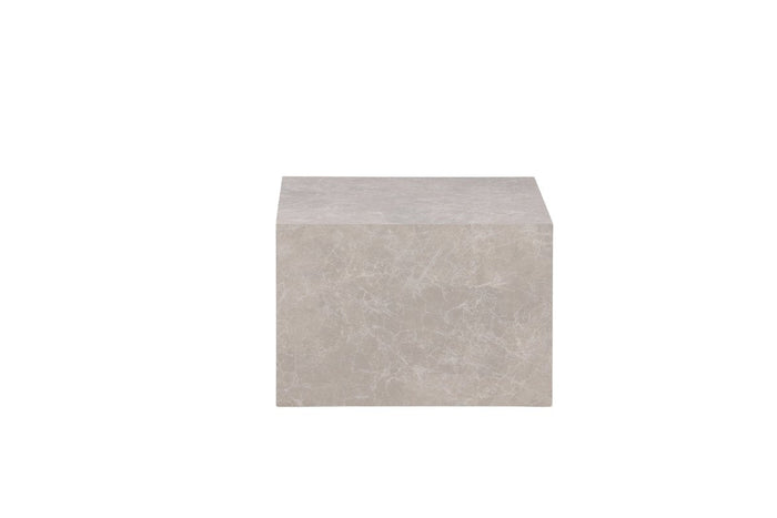 Rebellenclub Tusani Salontafel - 80 x 60 cm - Beige Marmerlook