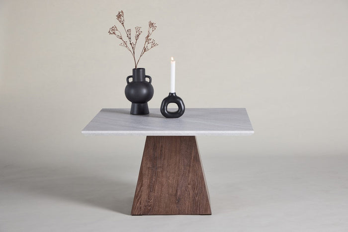 Rebellenclub Zeva Salontafel - 80 x 80 cm - Lichtgrijs