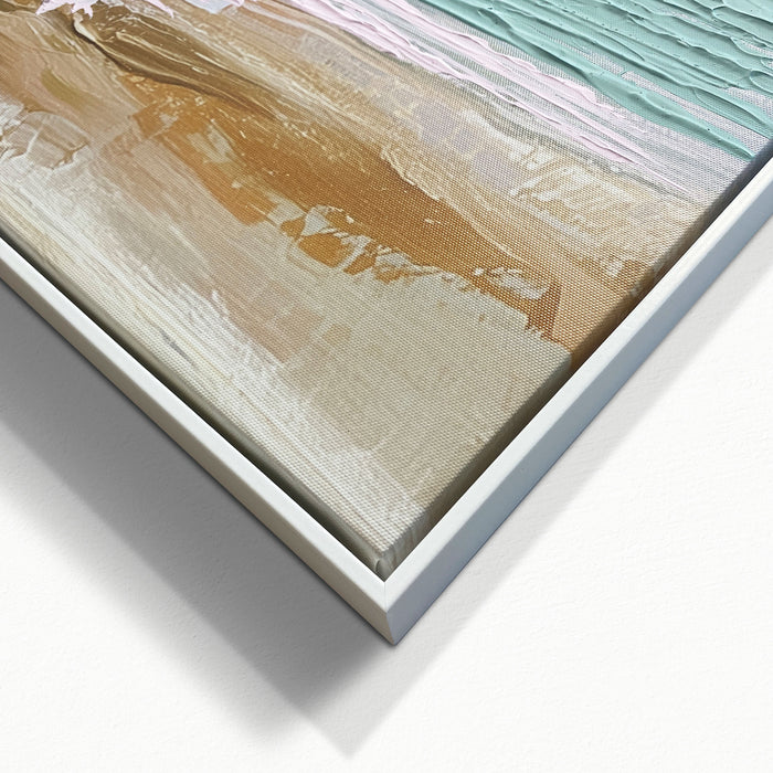 by fonQ Blush of the Earth Schilderij 100 x 140 cm - Wit