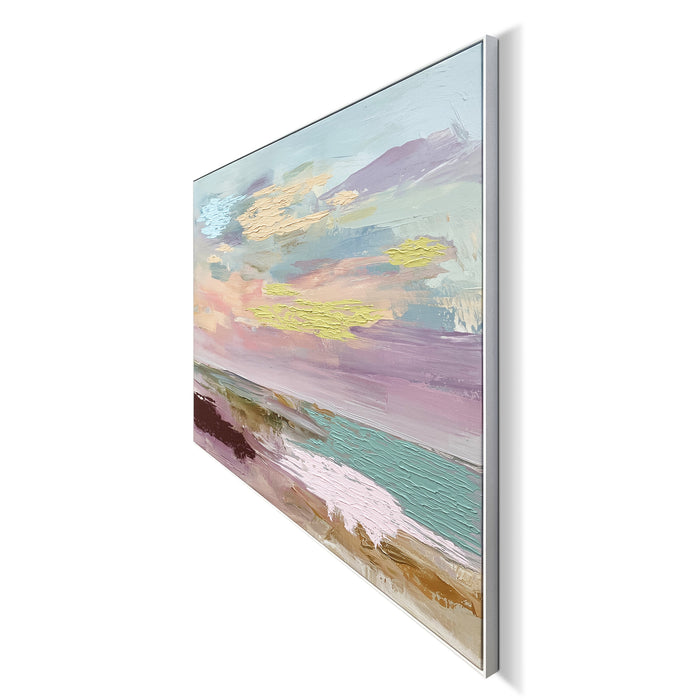 by fonQ Blush of the Earth Schilderij 100 x 140 cm - Wit