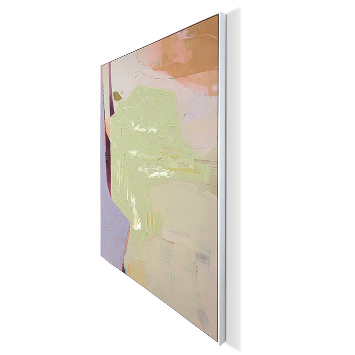 by fonQ Pastel Reverie Schilderij 78 x 100 cm - Wit