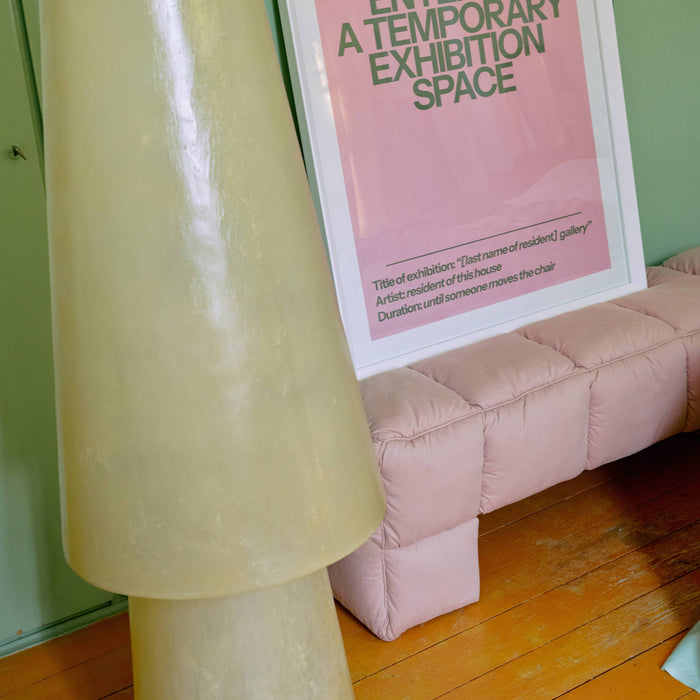 HKliving Puffy Lobby Bankje - Blush