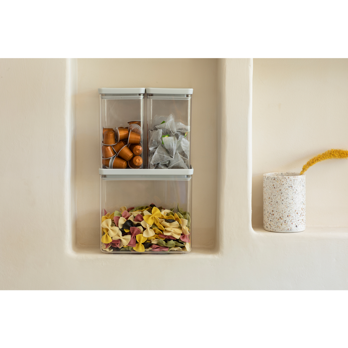 Brabantia Tasty+ Voorraadbussen - Stapelbaar - 1,6 + 1,6 + 3,5 l