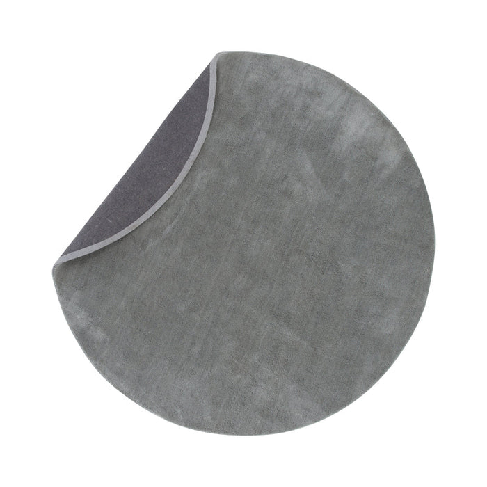 Rebellenclub Bramming Vloerkleed Rond ø200 - Grijs
