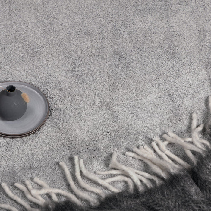 Rebellenclub Bramming Vloerkleed Rond ø200 - Grijs