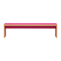 HKliving Bench Bankje B 180 cm - Raspberry