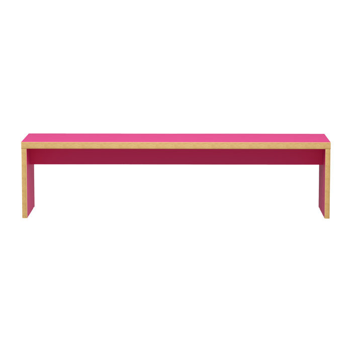 HKliving Bench Bankje B 180 cm - Raspberry