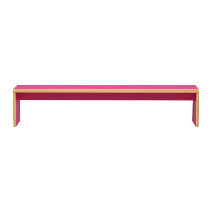 HKliving Bench Bankje B 220 - Raspberry