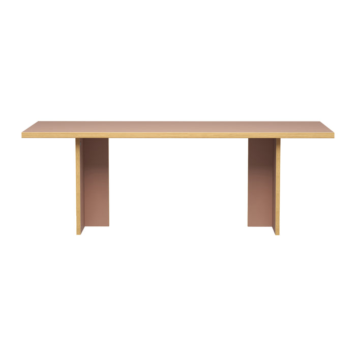 HKliving Dining Table Eettafel - 220 x 90 cm - Clay