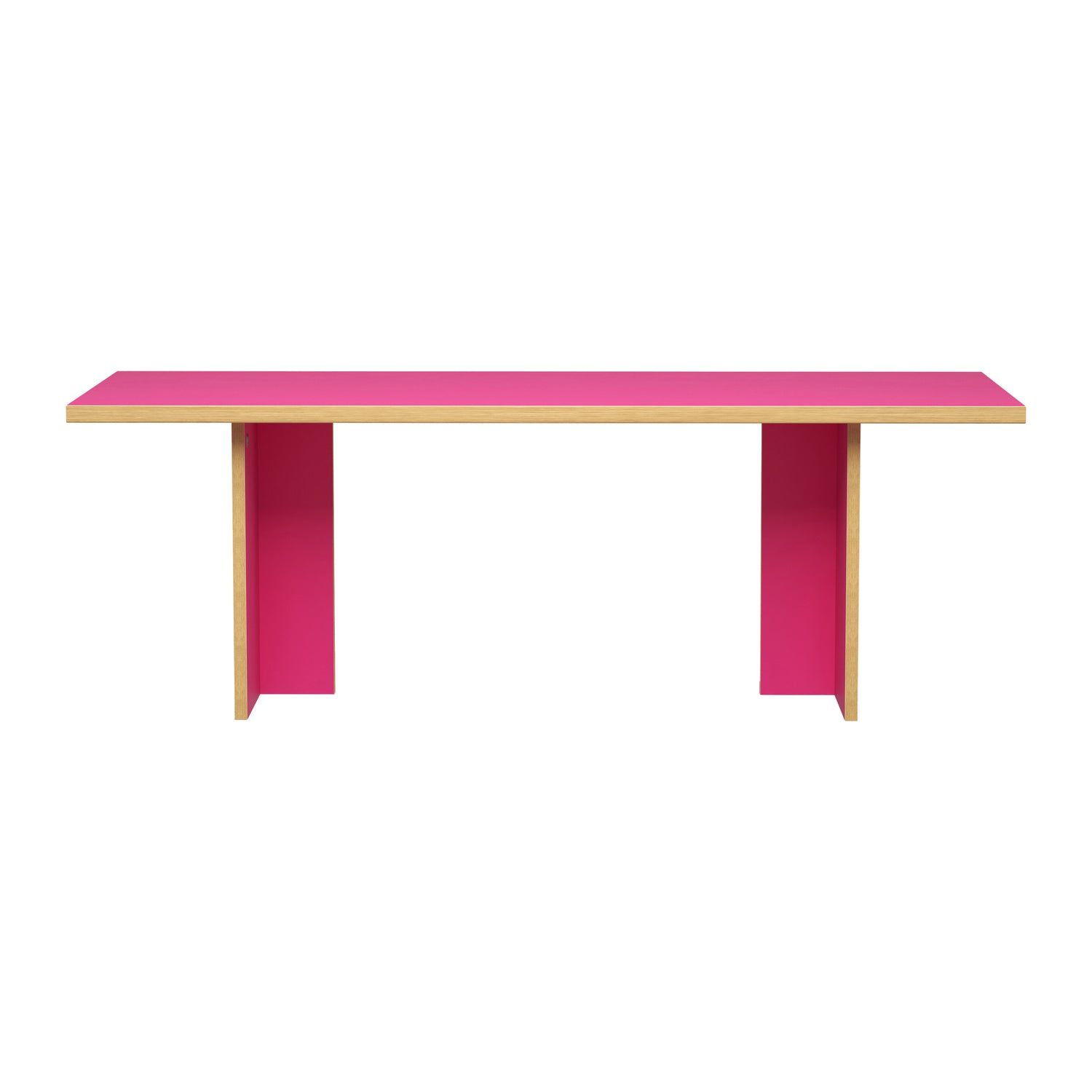 HKliving Dining Table Eettafel - 220 x 90 cm - Raspberry