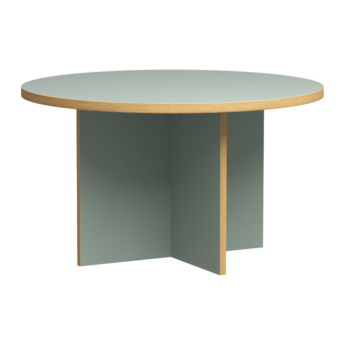 HKliving Dining Table Eettafel - Ø 130 cm - Pale Green